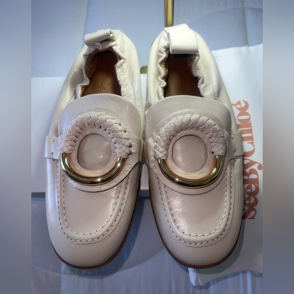 See By Chloé Off-White Hanna Loafers 37